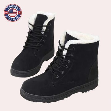 Women's slip-resistant ankle winter boots