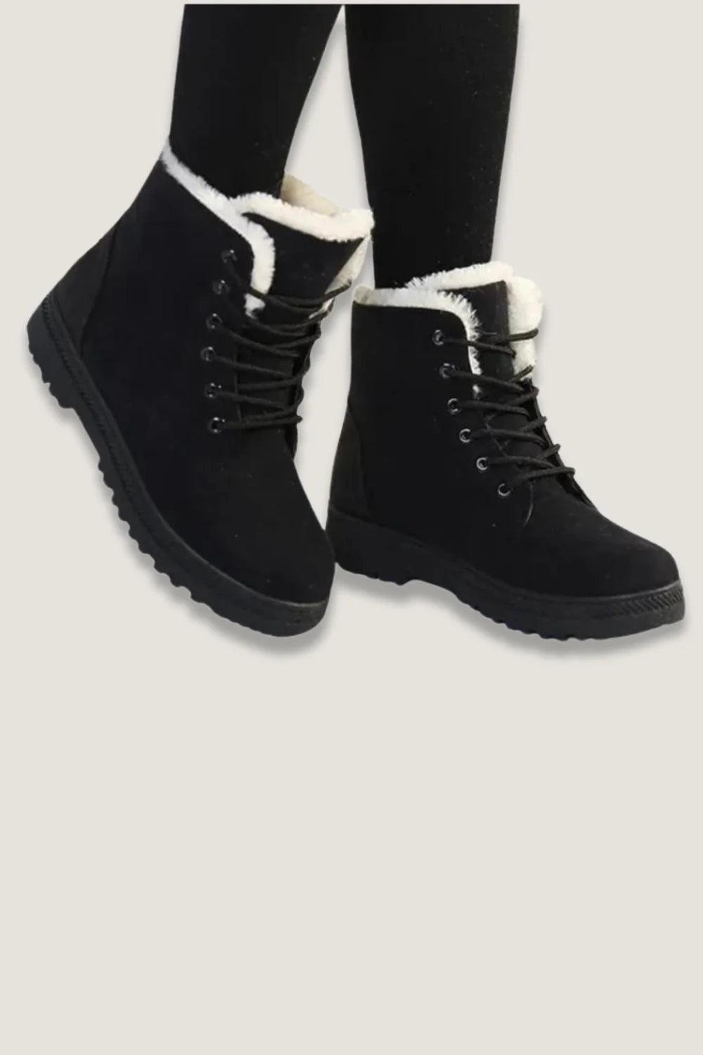 Women's slip-resistant ankle winter boots