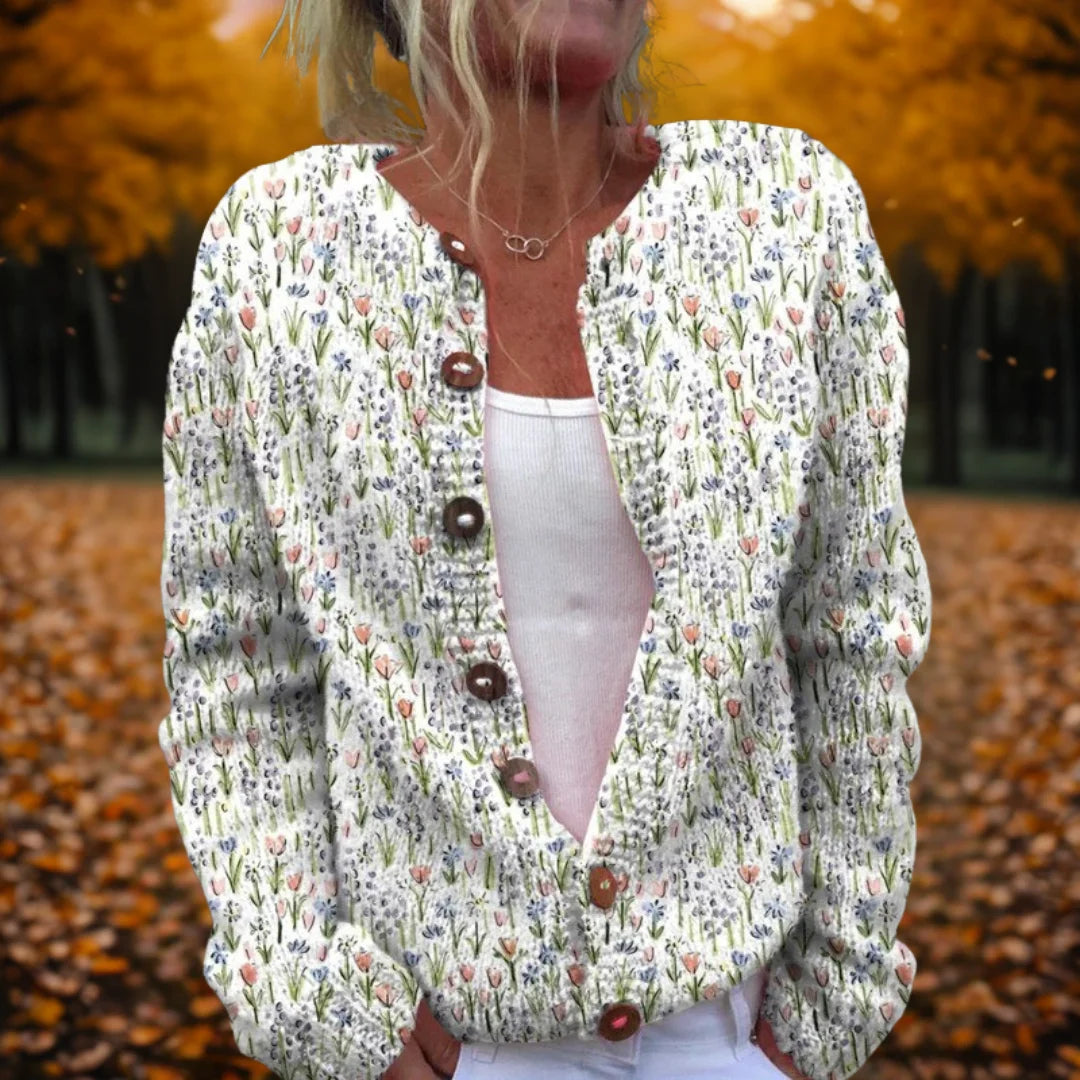 Spring Art Cardigan - Multicolour
