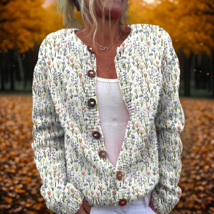 Spring Art Cardigan - Multicolour