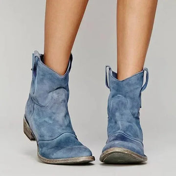 Stylish Cowboy Boots - Brown
