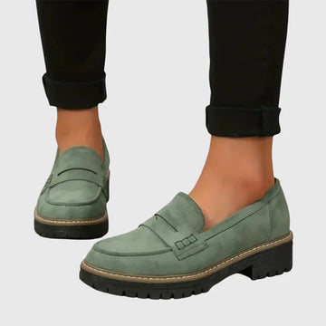 Timeless Suede Loafers - Black