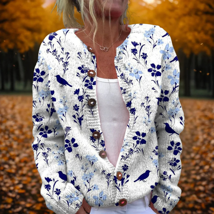 Vintage Flowers Cardigan - Multicolour
