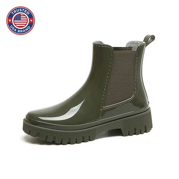 Women's winter chelsea boots, chunky waterproof