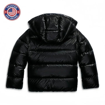 Women's winter quilted coat hooded lightweight puffer