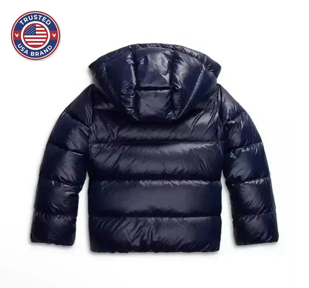 Women's winter quilted coat hooded lightweight puffer