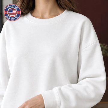 Women's relaxed drop-shoulder crew neck winter sweatshirt